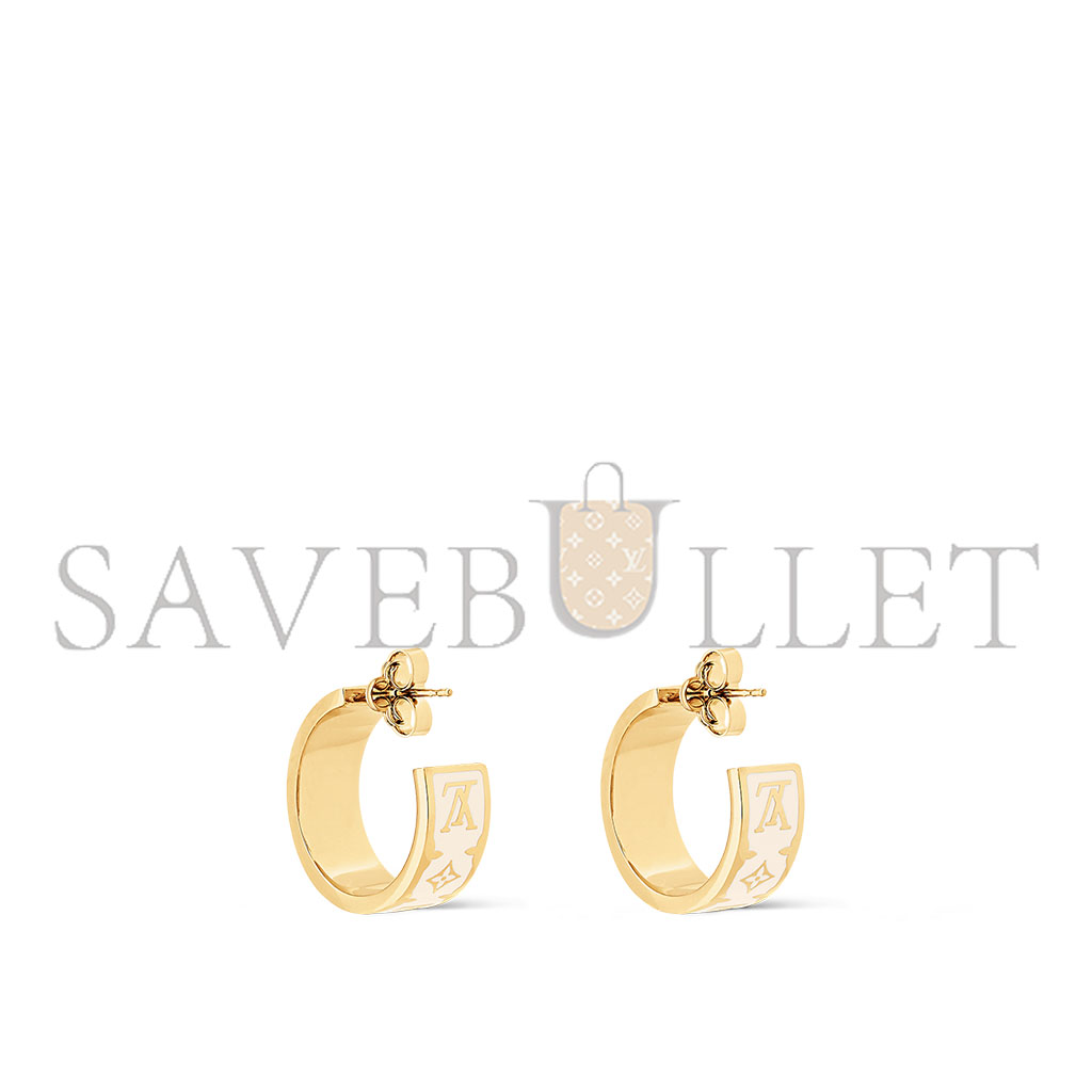 l**is V*t*n nanogram enamel earrings m01830